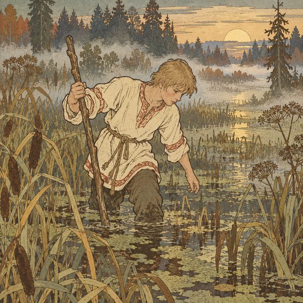 Bilibin Russian Fairy Tale – Mann-Porträt