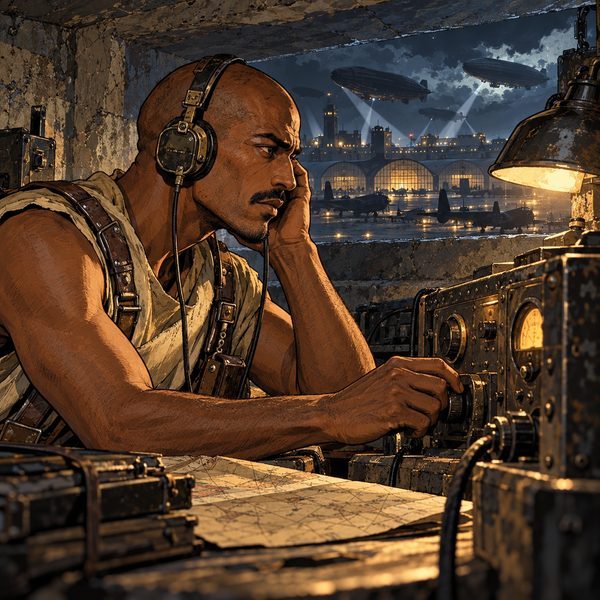 Dieselpunk – Mann-Porträt