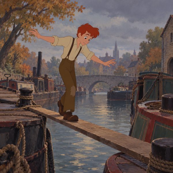 Golden Age Disney Animation – Mann-Porträt