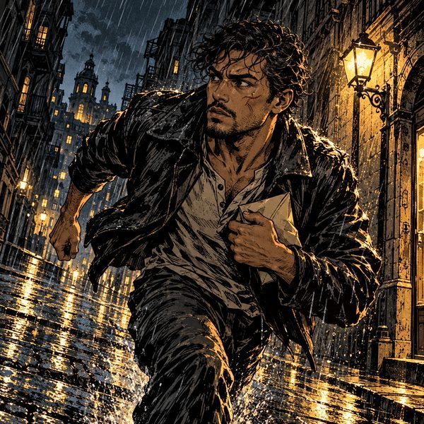 Graphic Novel – Mann-Porträt