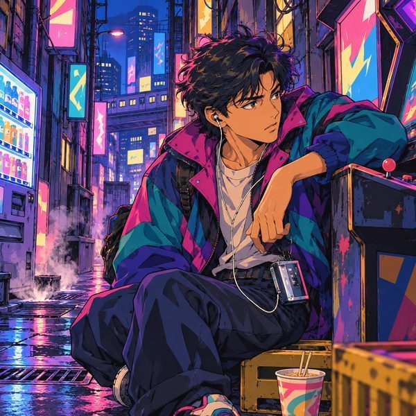 Heisei Retro – Mann-Porträt