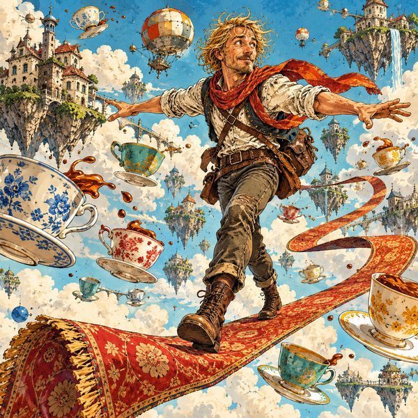 Surreal Silliness – Mann-Porträt