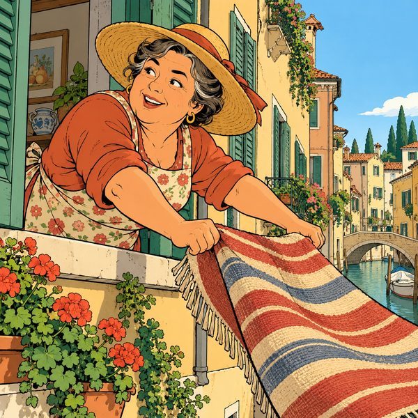Franco-Belgian Comic – Frau-Porträt
