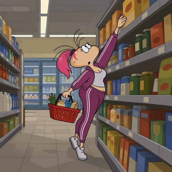 Masyanya Flash Cartoon – Frau-Porträt