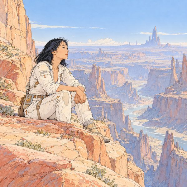 Moebius / Métal Hurlant – Frau-Porträt