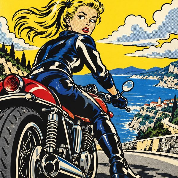 Pop Art – Frau-Porträt