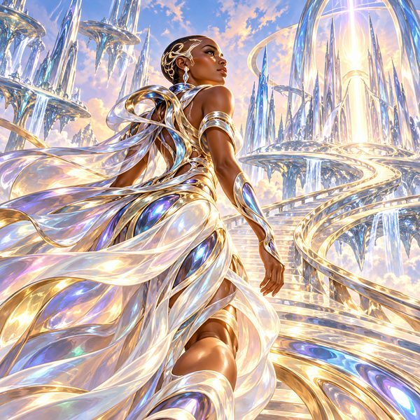 Y3K Hyperfuturism – Frau-Porträt